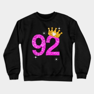 92Nd Princess Crown Crewneck Sweatshirt